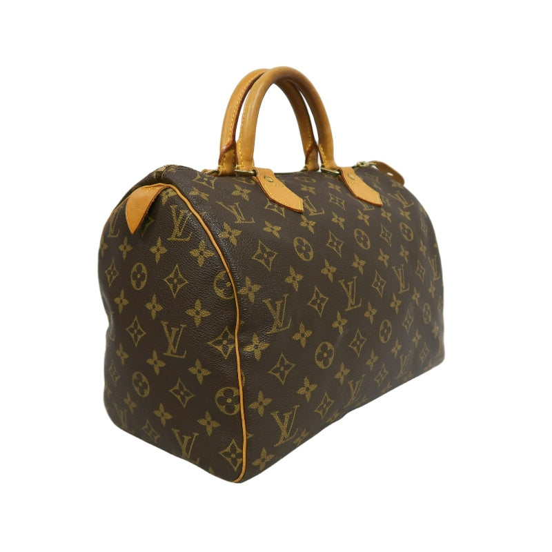 LOUIS VUITTON Speedy 30 Monogram Handbag PVC Brown