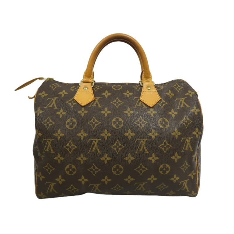 LOUIS VUITTON Speedy 30 Monogram Handbag PVC Brown