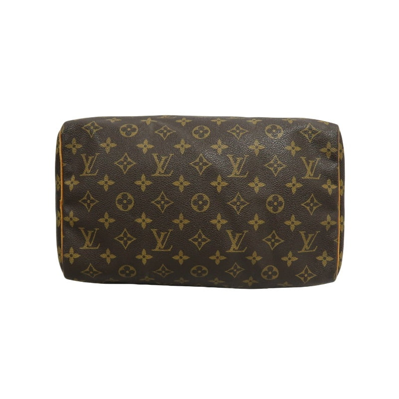LOUIS VUITTON Speedy 30 Monogram Handbag PVC Brown