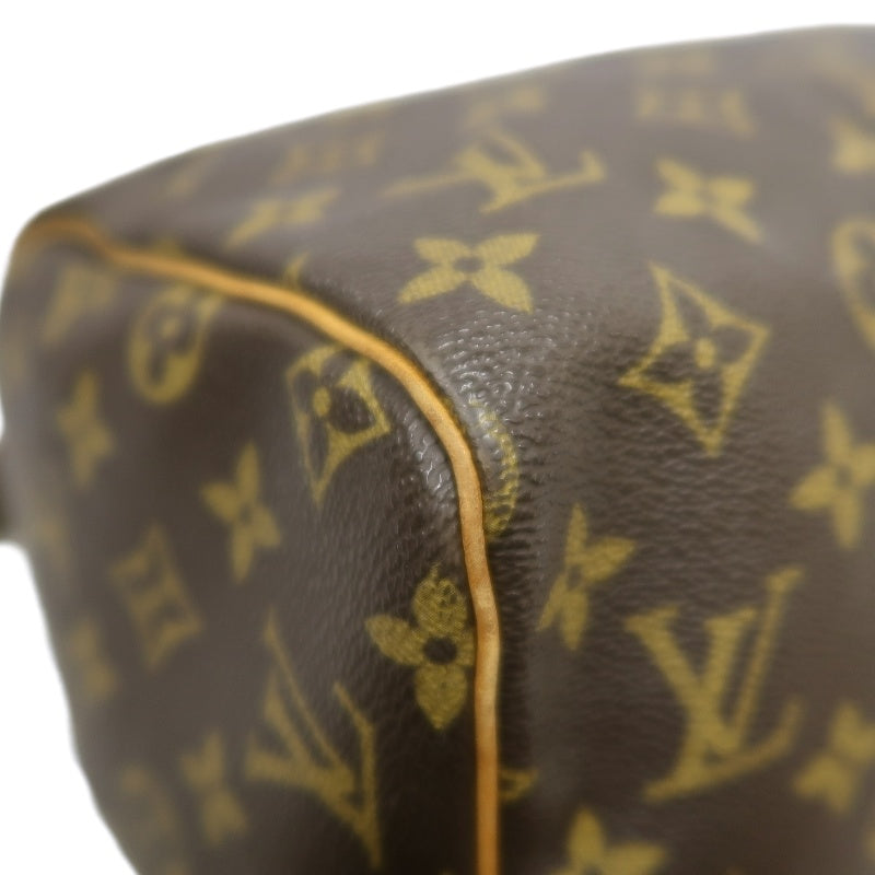 LOUIS VUITTON Speedy 30 Monogram Handbag PVC Brown
