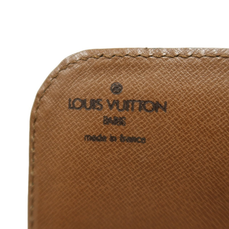 LOUIS VUITTON Monogram Mini Cartouchiere Shoulder Bag Brown PVC