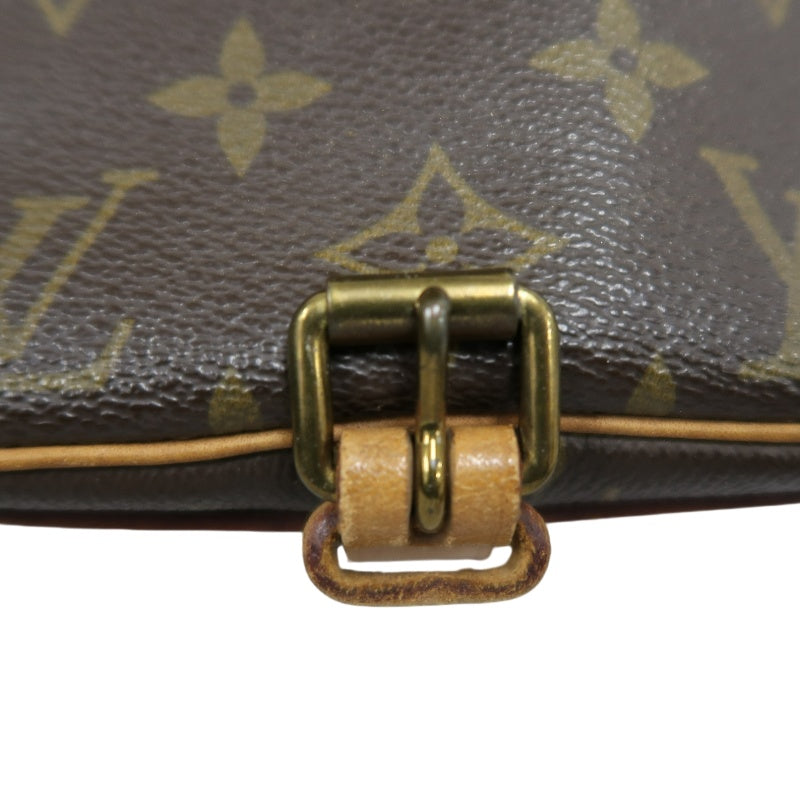 LOUIS VUITTON Monogram Mini Cartouchiere Shoulder Bag Brown PVC