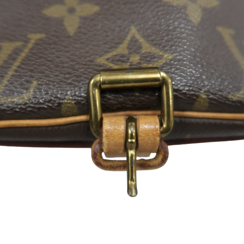 LOUIS VUITTON Monogram Mini Cartouchiere Shoulder Bag Brown PVC