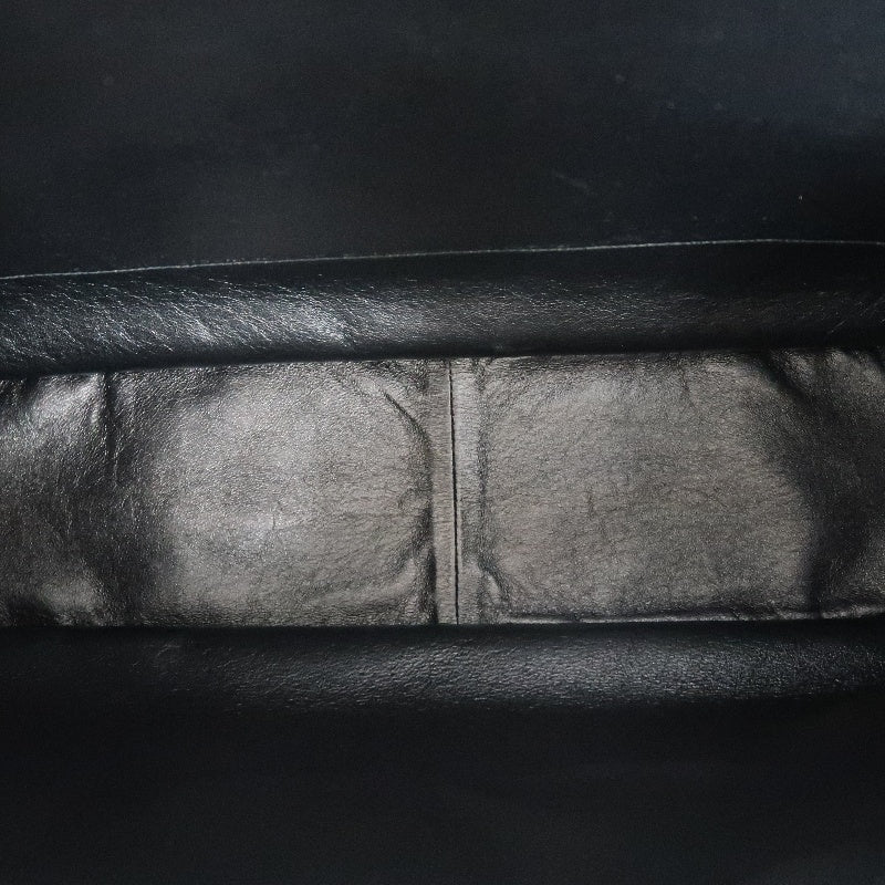 CHANEL XL Embossed CC Logo Lambskin Tote Bag Black Soft Calfskin Gold Hardware Chain Strap Spacious Vintage Iconic Classic Shopping Commute Bag