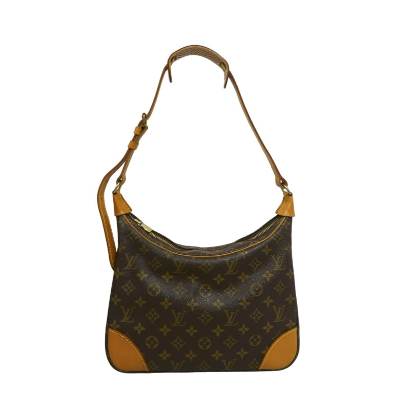 LOUIS VUITTON Boulogne Monogram Shoulder Bag PVC Brown