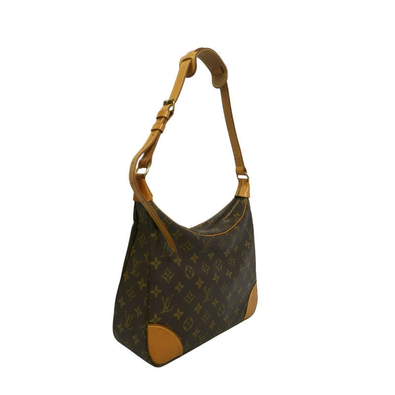 LOUIS VUITTON Boulogne Monogram Shoulder Bag PVC Brown