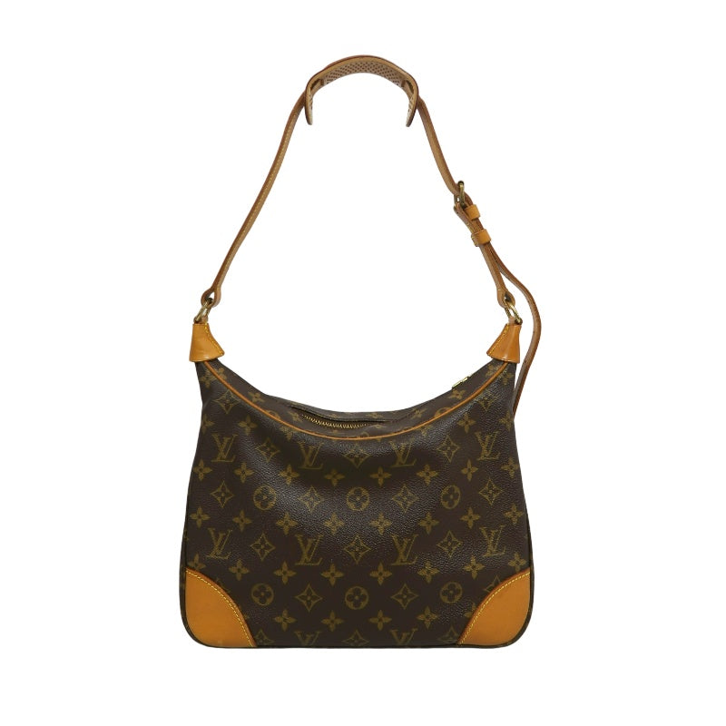 LOUIS VUITTON Boulogne Monogram Shoulder Bag PVC Brown