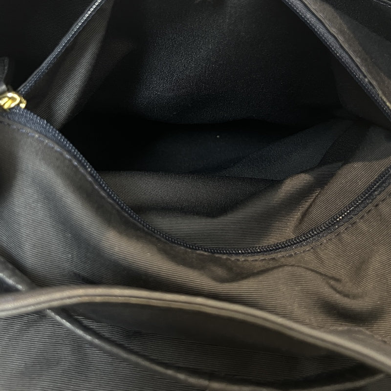 COACH Full Grain Pebbled Leather Backpack Black Calfskin Gold Hardware Front Twist Lock Pocket Spacious Casual Daily Commute Classic Design