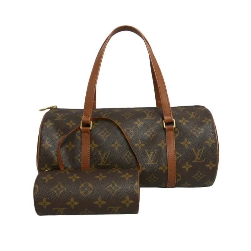 LOUIS VUITTON Papillon Monogram Handbag PVC With Pochette