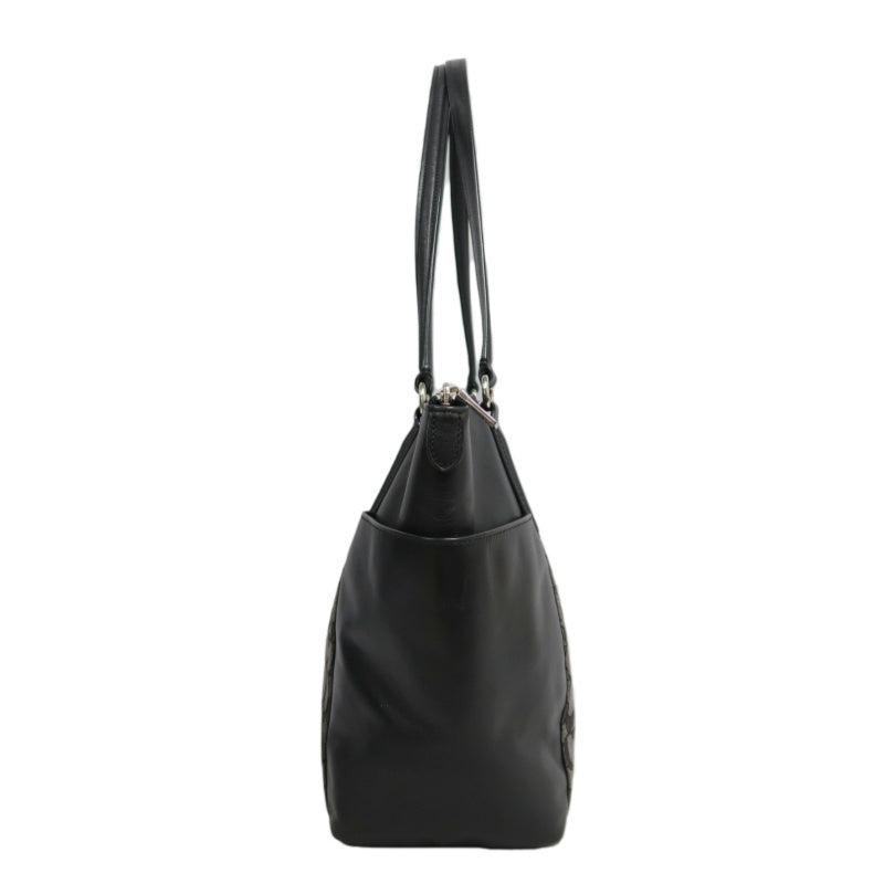 COACH Signature Canvas Tote Shoulder Bag black