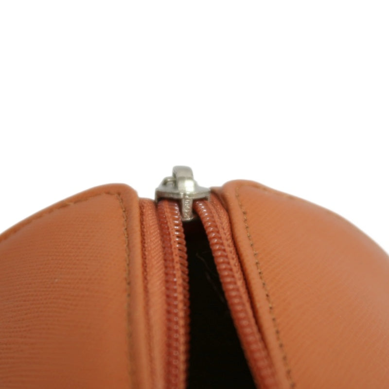 BURBERRY Orange PVC Boston Handbag With Silver Hardware