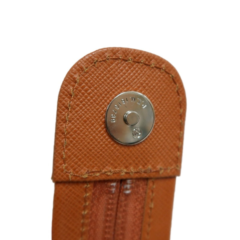 BURBERRY Orange PVC Boston Handbag With Silver Hardware