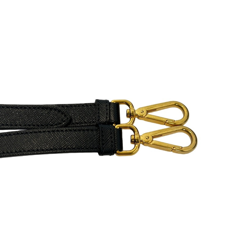 PRADA Tessuto Nylon Dome Handbag Black Nylon Saffiano Leather Trim Gold Hardware Spacious Work Bag with Detachable Shoulder Strap Classic Practical Design