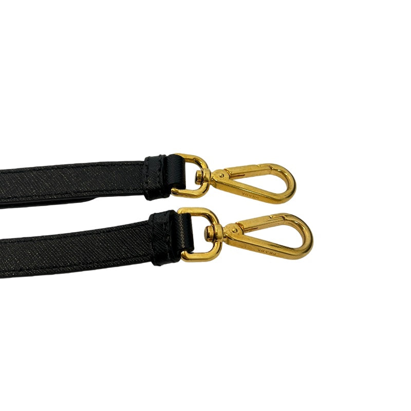 PRADA Tessuto Nylon Dome Handbag Black Nylon Saffiano Leather Trim Gold Hardware Spacious Work Bag with Detachable Shoulder Strap Classic Practical Design