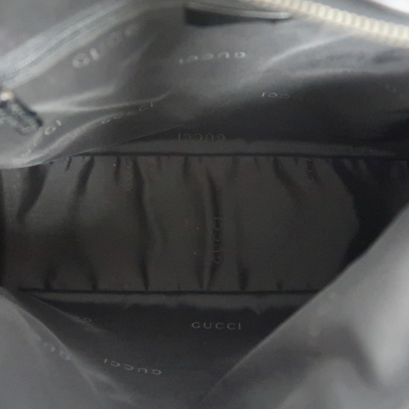 GUCCI Suede Underarm Shoulder Bag Black With Dust Bag