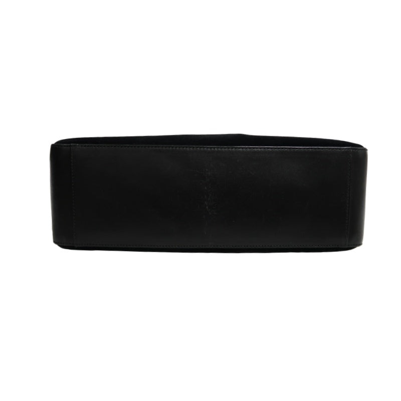 GUCCI Suede Underarm Shoulder Bag Black With Dust Bag