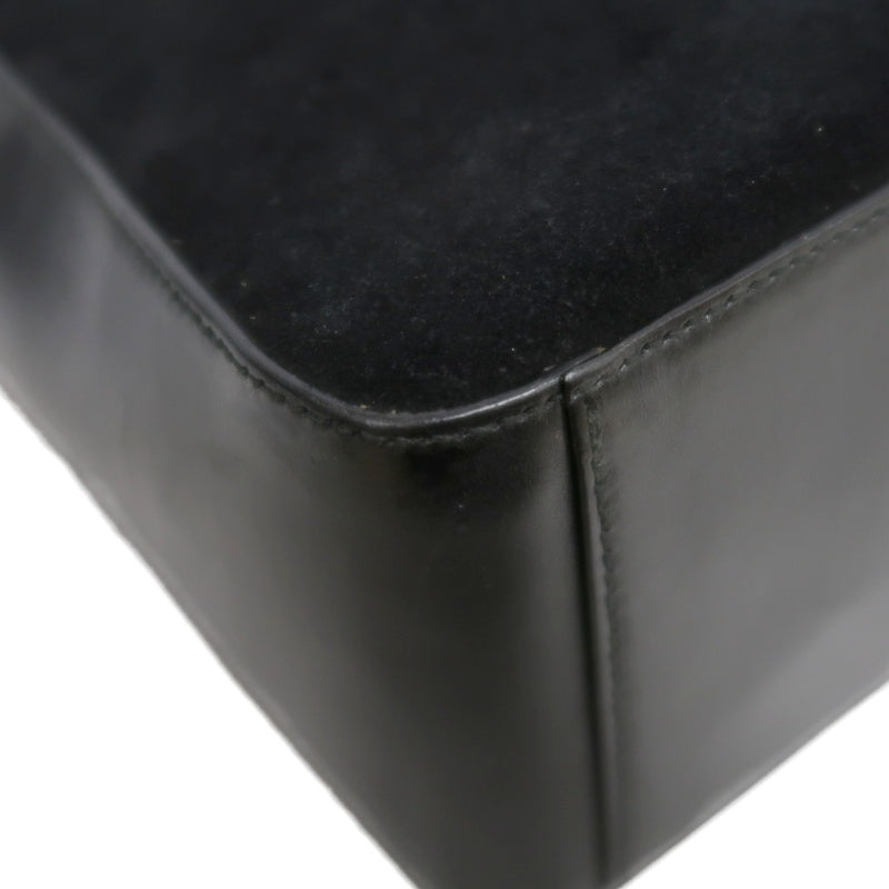 GUCCI Suede Underarm Shoulder Bag Black With Dust Bag