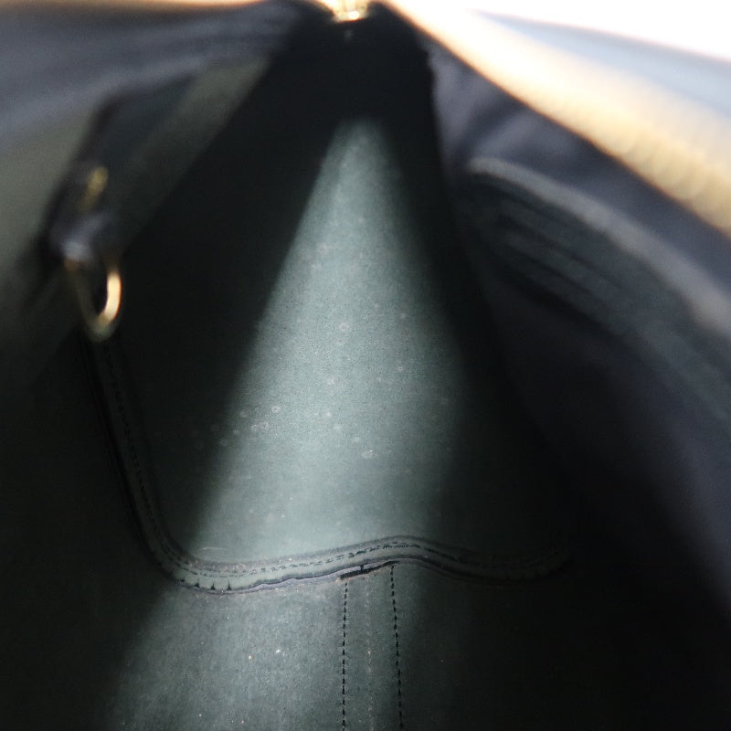 LOUIS VUITTON Speedy 25 Handbag Leather Black With Padlock and Keys