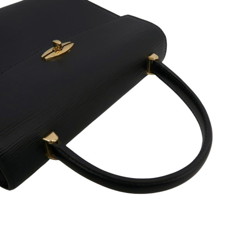 LOUIS VUITTON Marzellb Epi Leather Handbag Black Gold Hardware Vintage Elegant with Dust Bag