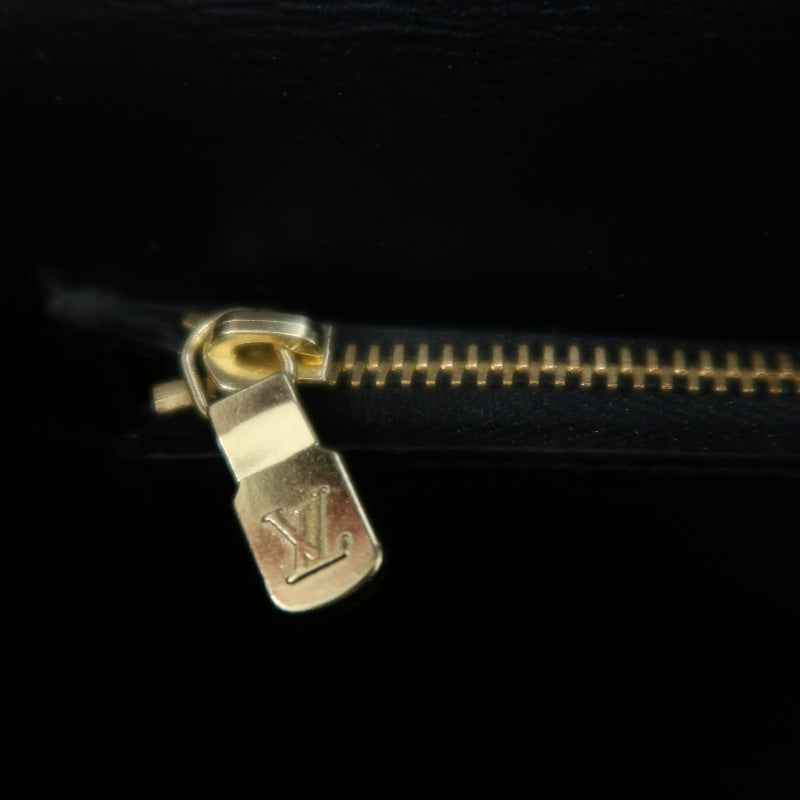 LOUIS VUITTON Marzellb Epi Leather Handbag Black Gold Hardware Vintage Elegant with Dust Bag