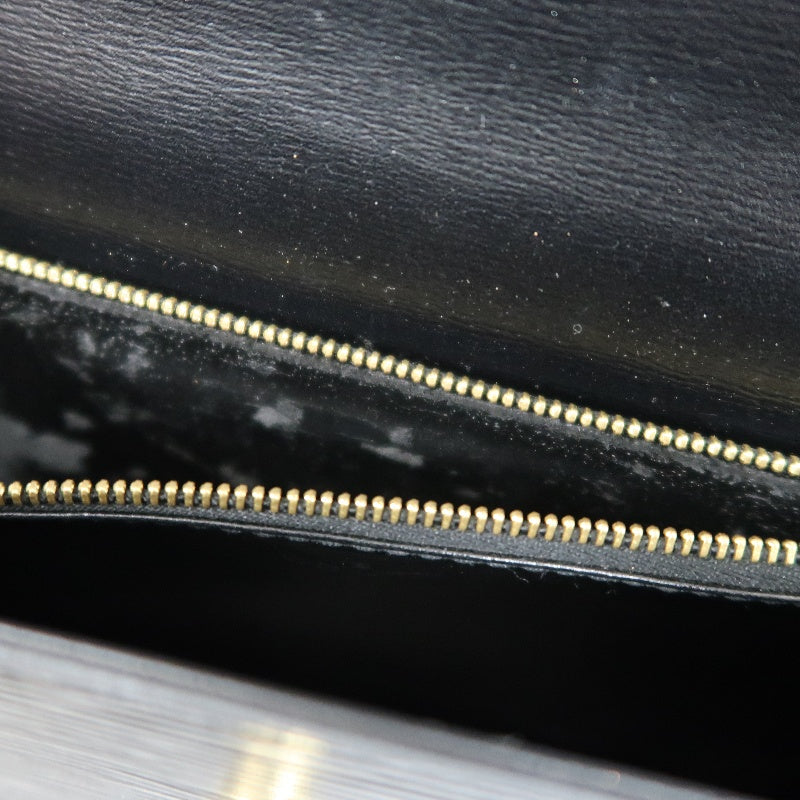 LOUIS VUITTON Marzellb Epi Leather Handbag Black Gold Hardware Vintage Elegant with Dust Bag