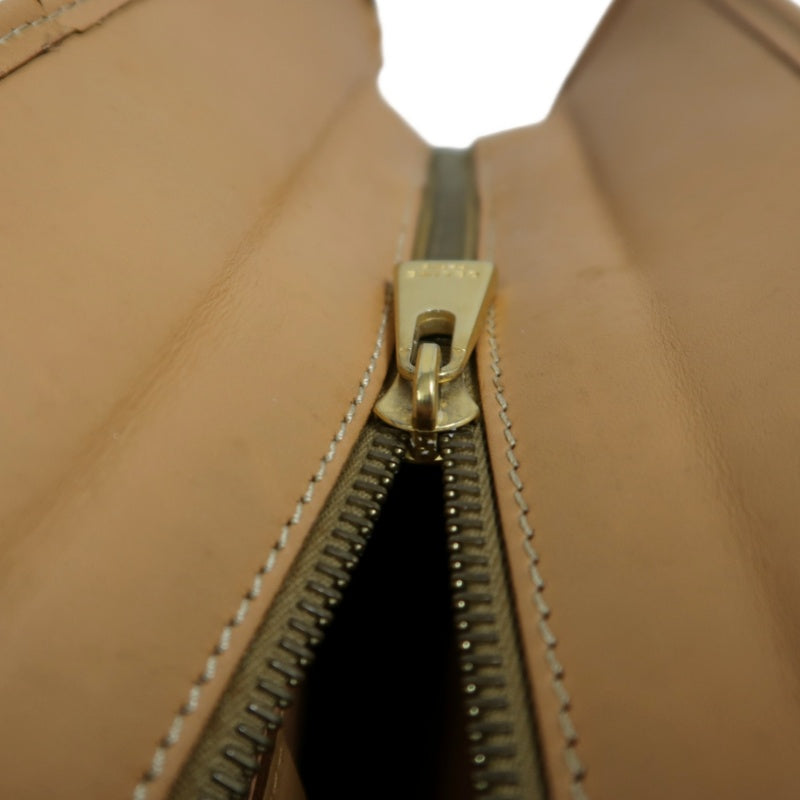 CELINE Macadam PVC Leather Shoulder Tote Bag In Dark Brown