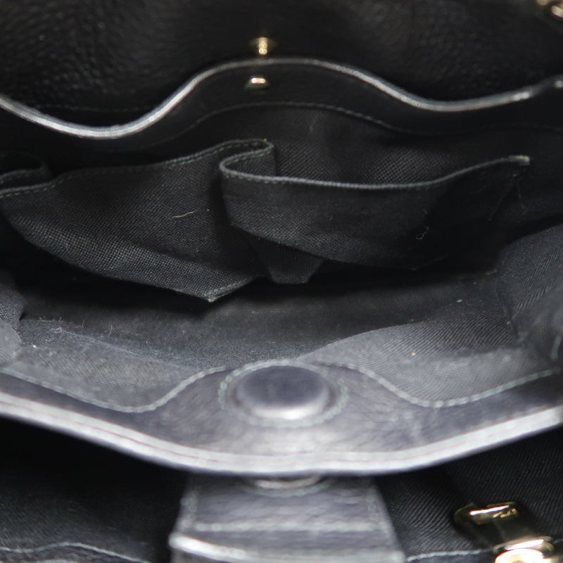 GUCCI  Bamboo Calfskin Leather Mini Top Handle Bag In Black, With Removable Shoulder Strap