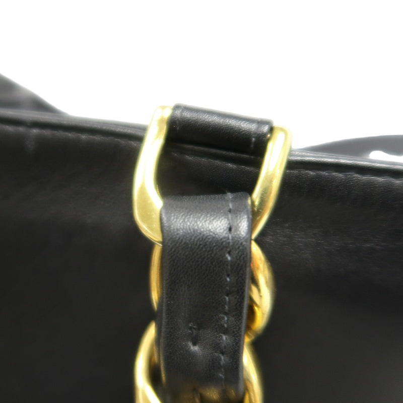 CHANEL Caviar Leather Tote Shoulder Bag, Black, Gold‑Tone Hardware, With Guarantee Card