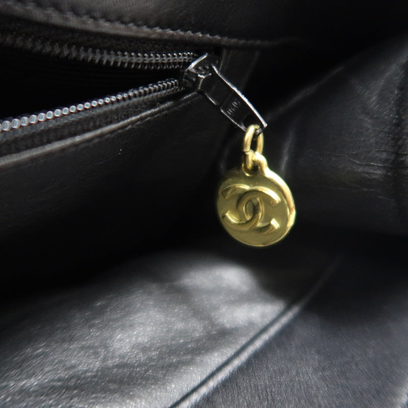 CHANEL Caviar Leather Tote Shoulder Bag, Black, Gold‑Tone Hardware, With Guarantee Card