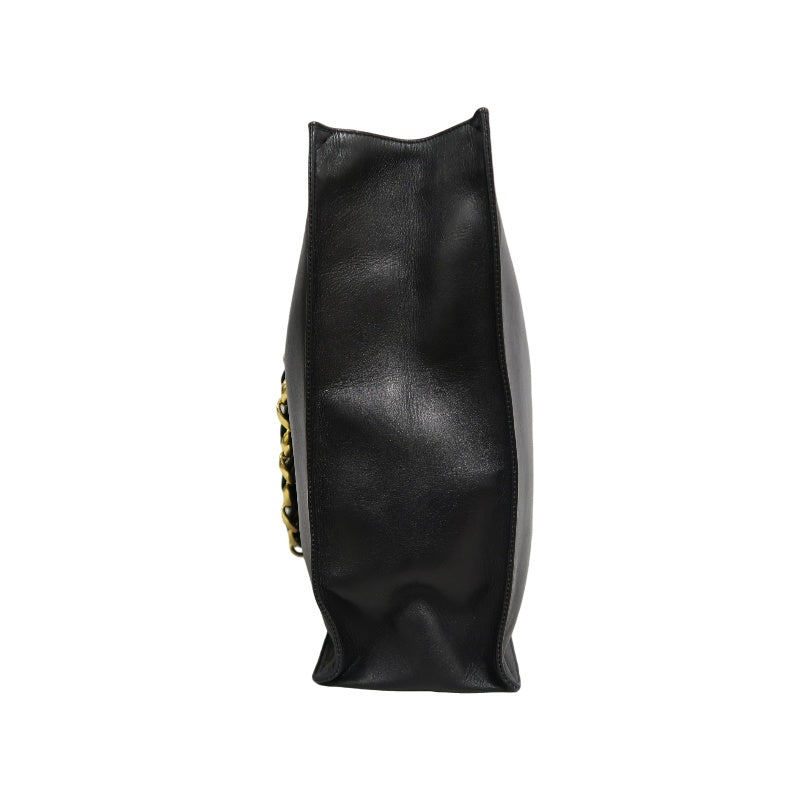 CHANEL Caviar Leather Tote Shoulder Bag, Black, Gold‑Tone Hardware, With Guarantee Card