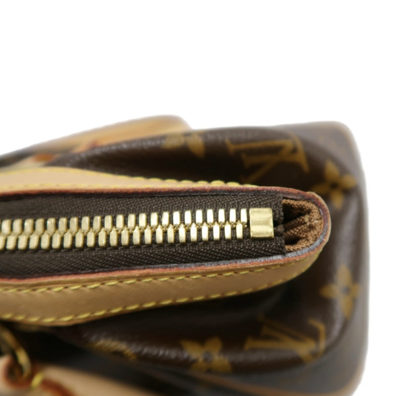 LOUIS VUITTON Monogram Canvas Leather Tivoli PM Handbag In Brown, With Original Dust Bag And Box
