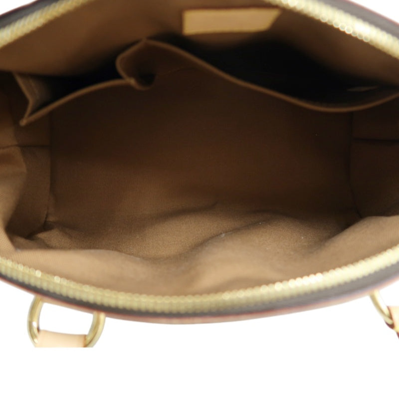 LOUIS VUITTON Monogram Canvas Leather Tivoli PM Handbag In Brown, With Original Dust Bag And Box