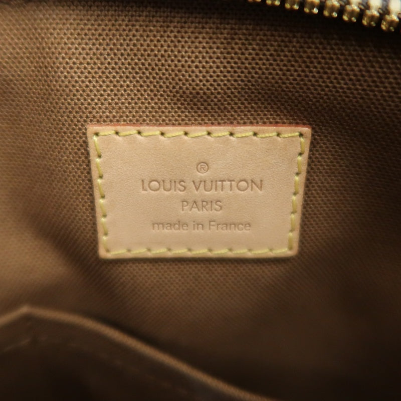 LOUIS VUITTON Monogram Canvas Leather Tivoli PM Handbag In Brown, With Original Dust Bag And Box