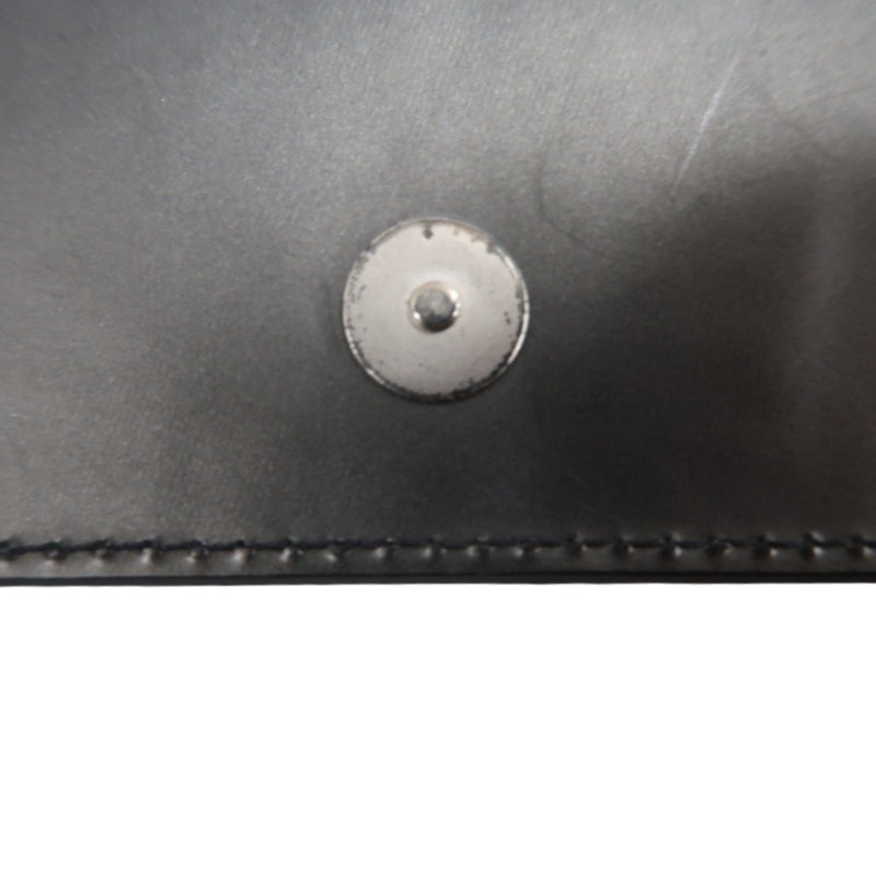 LOUIS VUITTON Monogram Mat Alston Shoulder Bag Vernis Leather Dark Grey Gold Hardware