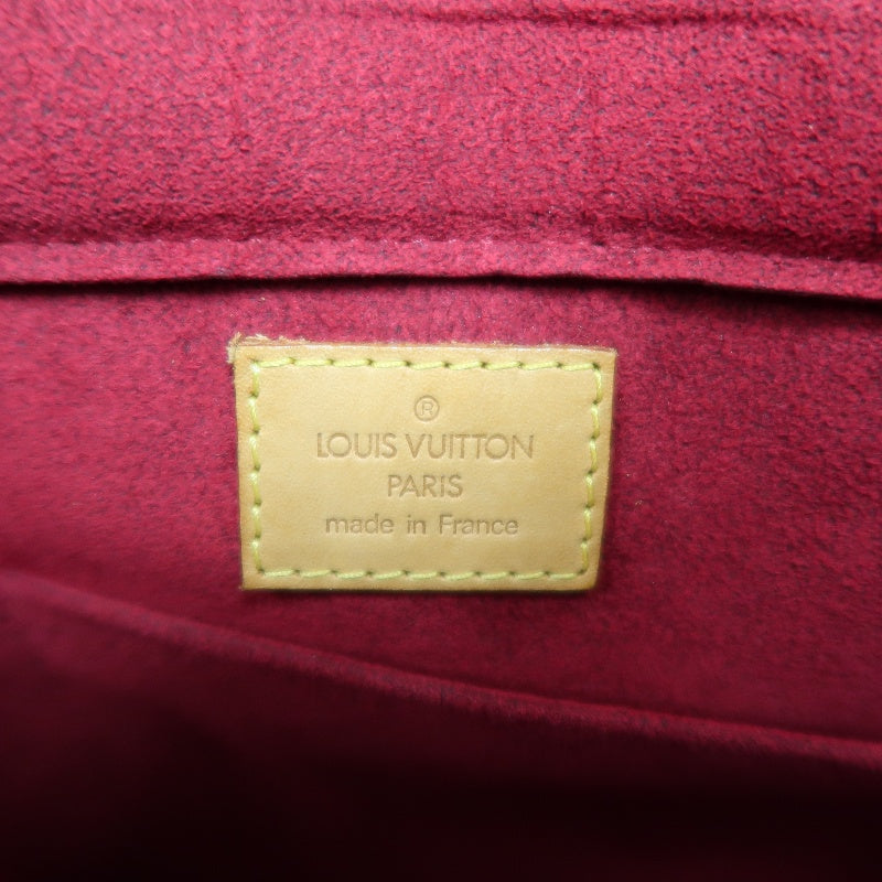 LOUIS VUITTON Vivacite Monogram Shoulder Bag Brown Canvas Tan Leather Classic Spacious Daily Use