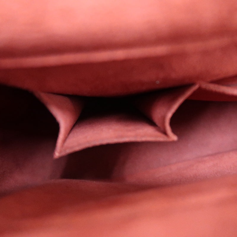 LOUIS VUITTON Vivacite Monogram Shoulder Bag Brown Canvas Tan Leather Classic Spacious Daily Use