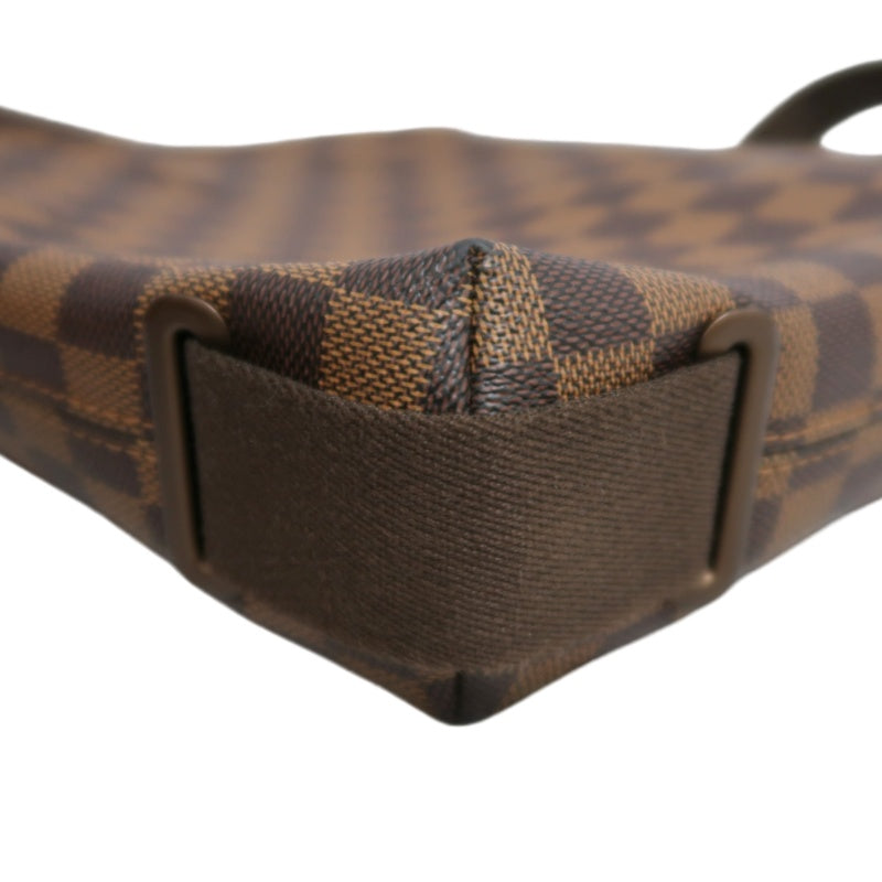 LOUIS VUITTON Brooklyn Damier Shoulder Bag PVC Brown With Original Box DustyBag
