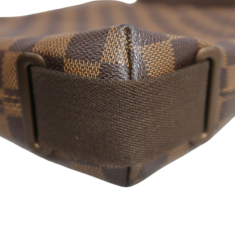 LOUIS VUITTON Brooklyn Damier Shoulder Bag PVC Brown With Original Box DustyBag