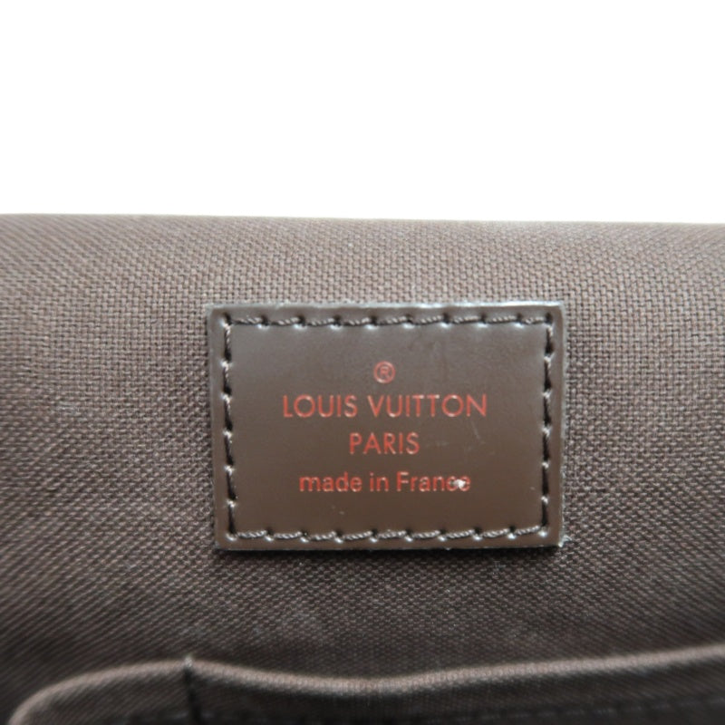 LOUIS VUITTON Brooklyn Damier Shoulder Bag PVC Brown With Original Box DustyBag