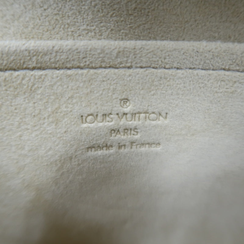 LOUIS VUITTON Vintage Monogram Pochette Twin Shoulder Bag Canvas Cowhide Brown Gold Hardware