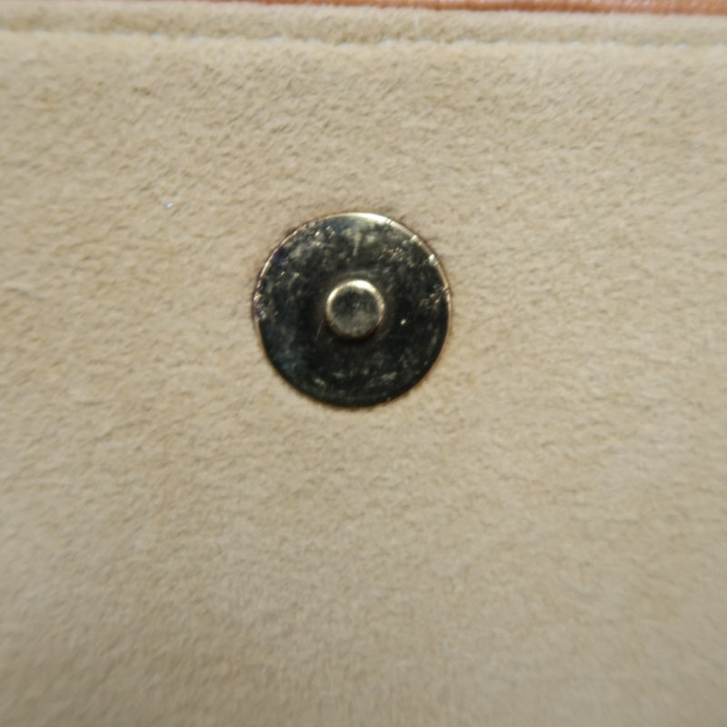 LOUIS VUITTON Vintage Monogram Pochette Twin Shoulder Bag Canvas Cowhide Brown Gold Hardware