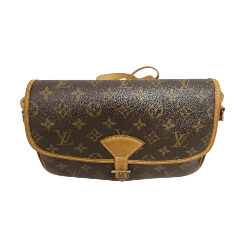 LOUIS VUITTON Monogram Solone Shoulder Bag PVC Brown With Box & Dust Bag