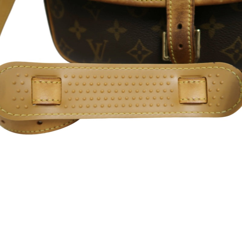 LOUIS VUITTON Monogram Solone Shoulder Bag PVC Brown With Box & Dust Bag