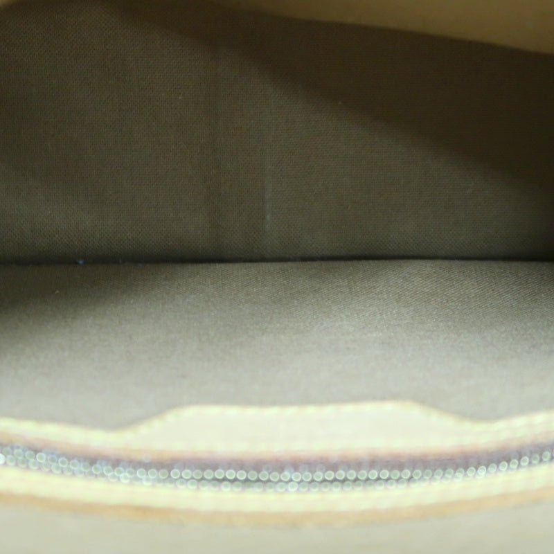 LOUIS VUITTON Monogram Solone Shoulder Bag PVC Brown With Box & Dust Bag