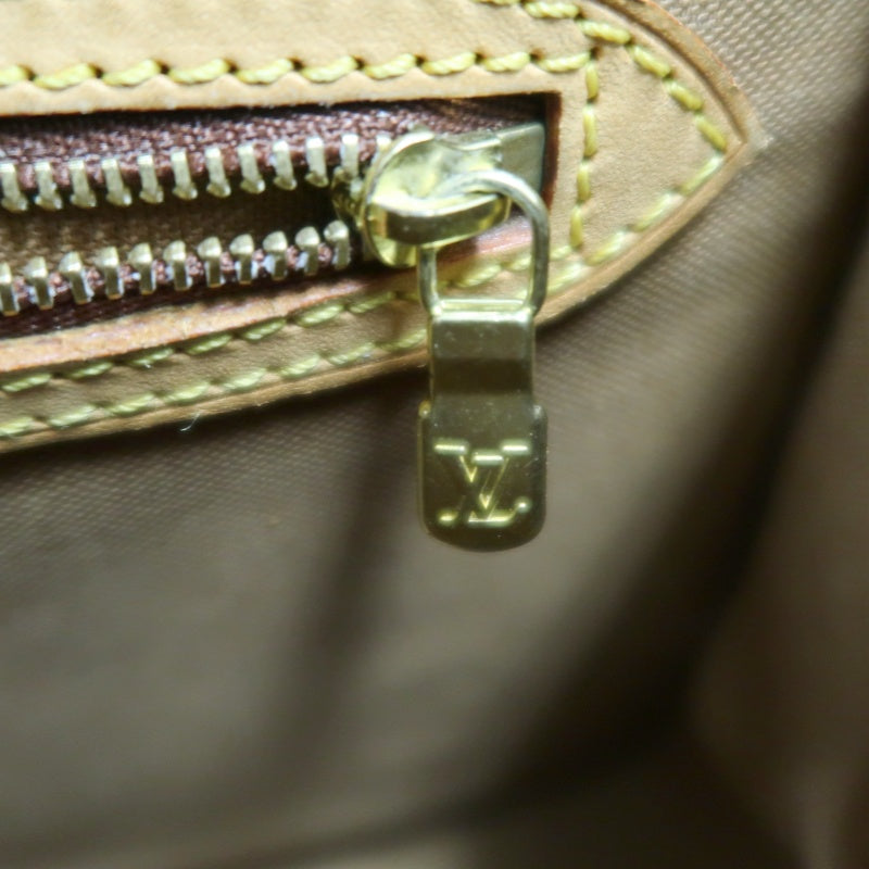 LOUIS VUITTON Monogram Solone Shoulder Bag PVC Brown With Box & Dust Bag