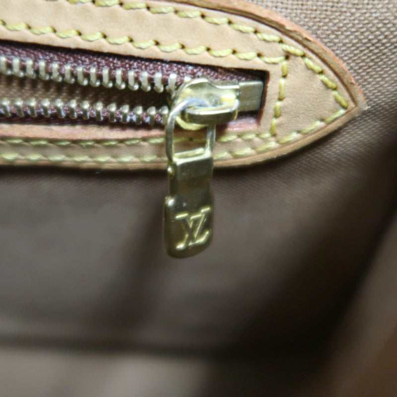 LOUIS VUITTON Monogram Solone Shoulder Bag PVC Brown With Box & Dust Bag