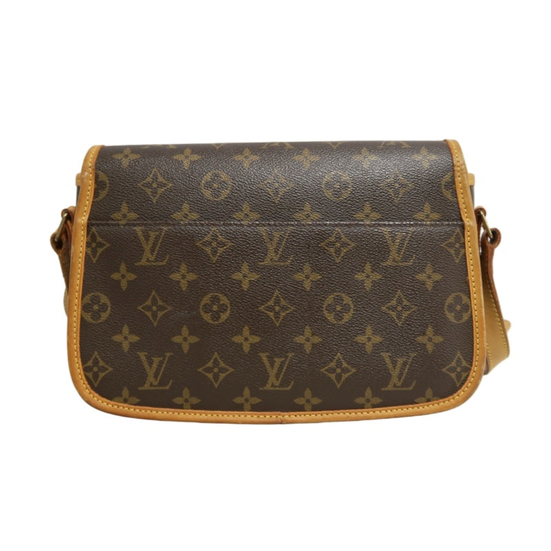 LOUIS VUITTON Monogram Solone Shoulder Bag PVC Brown With Box & Dust Bag