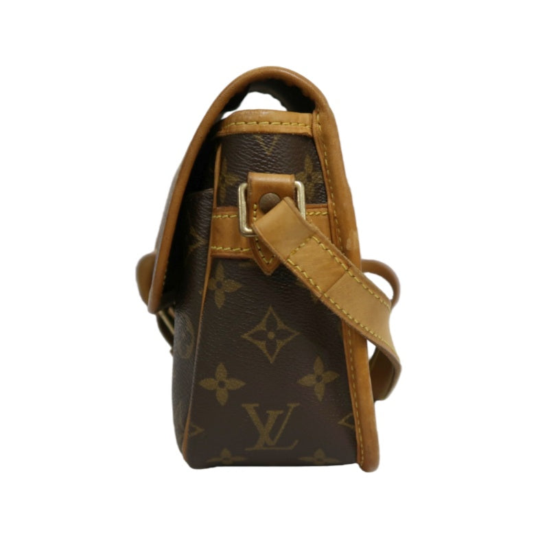 LOUIS VUITTON Monogram Solone Shoulder Bag PVC Brown With Box & Dust Bag