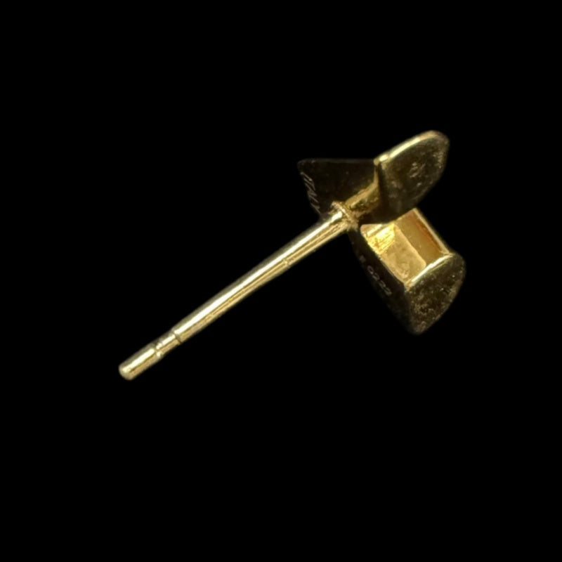 LOUIS VUITTON Gold-Tone Alloy Stud Earrings