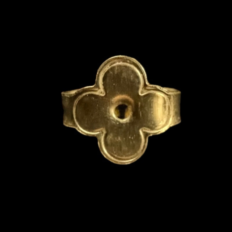 LOUIS VUITTON Gold-Tone Alloy Stud Earrings